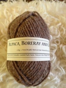Pure Aran knitting wool